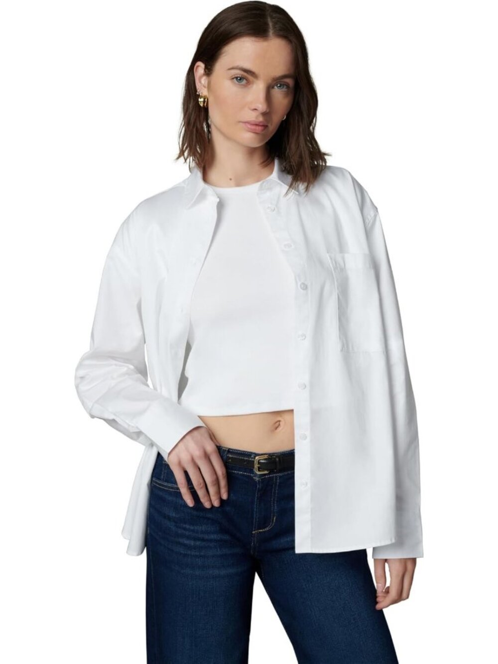 Stylish Women's Boyfriend Button Down Shirt - Casual Chic Top for Every Occasion